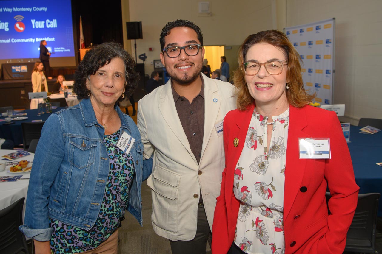 Three Breakfast attendees