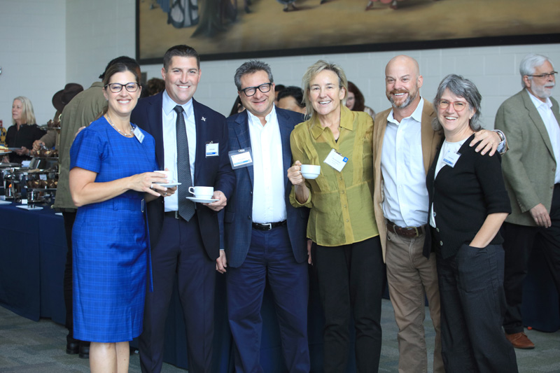 Group of six Breakfast attendees