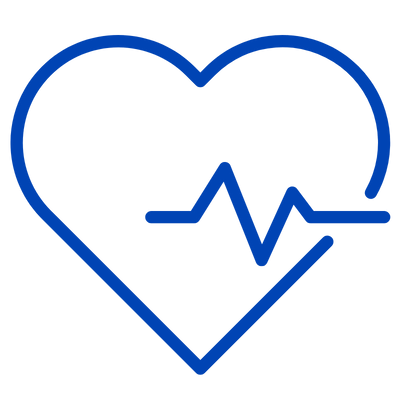 heart with pulse icon