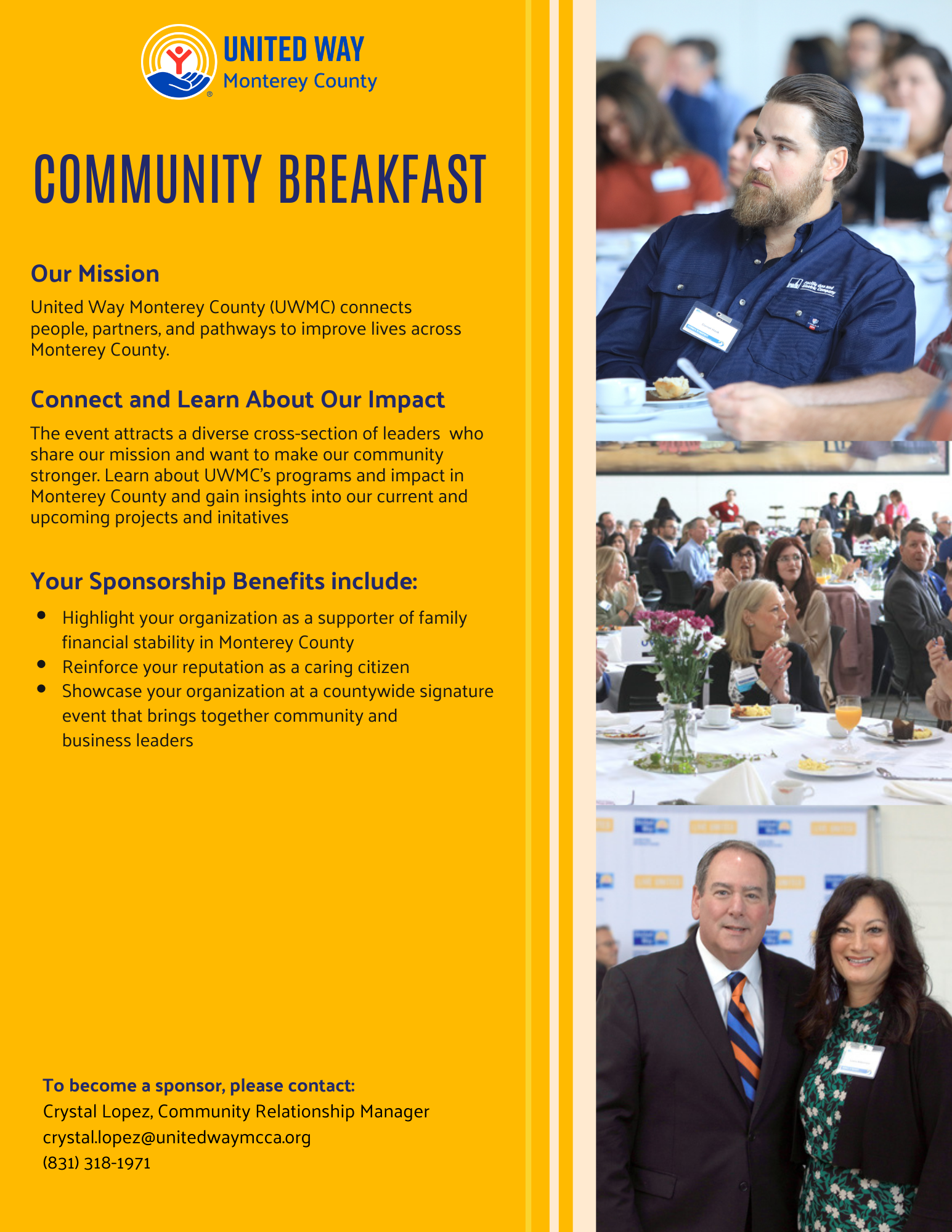 2025 COMMUNITY BREAKFAST SPONSORSHIP FORM